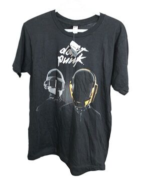 NEW Official Daft Punk Graphic T-Shirt Size Medium 2010’s Hot Topic Electronic